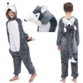 thumbnail image 2 of Pijamas Kigurumi de animales para niños y niñas, ropa de dormir de unicornio, monos de lana de Colar de invierno, mono de Anime, novedad, 2 of 6