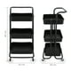 thumbnail image 3 of Carrito Organizador Móvil Mundo In Trendy Negro, 3 of 9