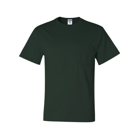 Jerzees 29P Adult DRI-POWER ACTIVE Pocket T-Shirt