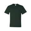 Jerzees 5.6 oz. 50/50 Heavyweight Blend Pocket T-Shirt (29P) Forest Green, L
