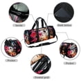 thumbnail image 2 of Fragmented Flowers Travel Tote Yoga Bag Sports Bag Luggage Bag with Interior Zipper Pocket, Large Capacity - 17.7 inches, 2 of 6