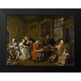 thumbnail image 2 of Hogarth, William 14x12 Black Modern Framed Museum Art Print Titled - Marriage A la Mode 1 The Marriage Settlement, 2 of 5