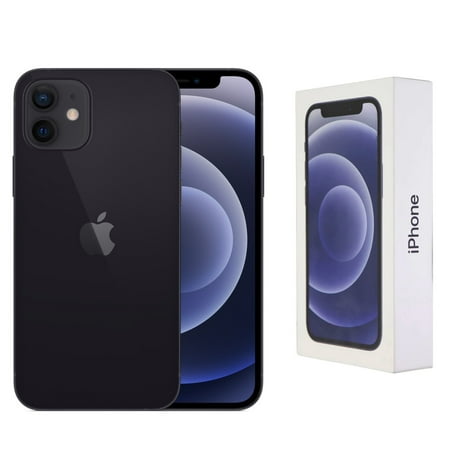 Open Box Apple iPhone 12 A2172 (Fully Unlocked) 128GB Black