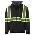 thumbnail image 3 of North 15 Men's High Visibility 3M Safety Bomber Jacket, Fleece Lined-2006-3XL, 3 of 11