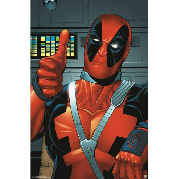 Marvel Comics - Deadpool - Thumbs Up Wall Poster, 22.375" x 34"