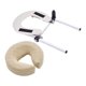 thumbnail image 2 of Mesa de masaje boca abajo, soporte de almohada, premium, cómoda cuna facial portátil Beige, 2 of 9