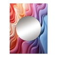 thumbnail image 2 of Designart "Illusory Depth in Multicolor Op Art I" Op Art Mirror Wall Decor - Modern Multicolor Abstract Large Printed Mirror Wall Decor For Bedroom - 32" x 24" Inch, 2 of 5