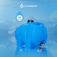 thumbnail image 3 of WaterPrepared 35 Gallon Utility Water Tank with Large Cap, Blue (4 Pack), 3 of 11