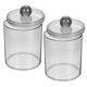 thumbnail image 1 of unbranded 2Ud Organizador Negro Para Hisopos Y Almohadillas En Con Tapas Protectores, 1 of 6