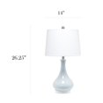thumbnail image 3 of Lalia Home LHT-4005-LT Droplet Table Lamp with Fabric Shade, Light Blue, 3 of 6