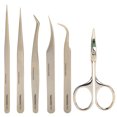 thumbnail image 3 of Eyelash Extension Tweezers, Eyelash Tweezers Strong Clamping  For Grafting False Eyelashes, 3 of 8
