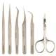 thumbnail image 1 of Pinzas para extensión de pestaas, pinzas para pestaas, sujeción fuerte, ergonómica, de alta precisión para injertar pestaas postizas LHCER Descripción de la referencia, 1 of 8