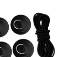 thumbnail image 5 of 6x D Patch ,Round D ,Deck Attachment ,Tie Down D Pad, Deck Rigging for Paddleboard Deck Canoe Raft Inflatable Boat Black, 5 of 8