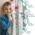 thumbnail image 3 of Blackout Kids Curtains,Pioneer Flower Childrens Insulated Curtains Set Of 2,Bedroom Essentials,Toddler Room Decor 42x54in(106x137cm), 3 of 4