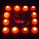 thumbnail image 2 of 12 velas LED de calabaza para Halloween - decoración espeluznante para fiestas, interior y exterior, luces intermitentes blancas, baterías incluidas, 2 of 7