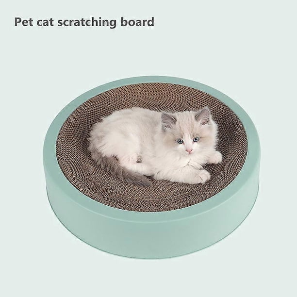 Juguetes para gatos, tabla rascadora para gatos, amoladora de garras corrugada, suministros para gatos, tabla rascadora resistente al desgaste, juguetes para garras, suministros para mascotas, verde