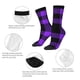 thumbnail image 4 of Fotbe Purple Buffalo Plaid Calcetas Largas con Estampado para Hombre y Mujer – Calcetas de Compresión Transpirables y Elásticas, Viajar y Uso Diario Talla 5-11, 4 of 6