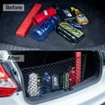 thumbnail image 6 of Net Stretchable, Car Exterior Accessories, Adjustable Elastic Trunk Storage Net with Hook for SUVs, Cars and Trucks (35.4x15.8 Inch), 6 of 7