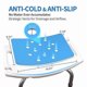 thumbnail image 5 of Cojín antideslizante para silla de baño, asiento auxiliar para bañera para personas mayores, silla de baño, taburete de ducha, cojín seguro para baño, cojín azul, uno sin silla., 5 of 5
