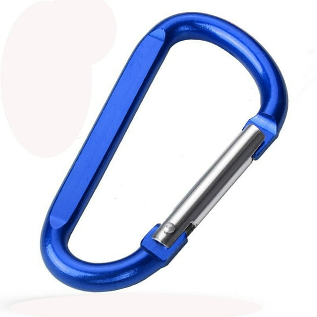 Carabiner 8cm Aluminum D Shaped Carabiner Large Aluminum Alloy External Hook Backpack Buckle Quick Draw Buckle Connection Ring