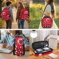 thumbnail image 3 of Bulopur Toddler Girls Cute 17 Inch Backpack Set, 4 PCS Red Daisy Ladybug Print School Bookbag with Full Accessories with Pencil Case for Garden Theme Preschool Learning Activities, 3 of 7