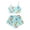 Sky Blue, variant on YuYuBao Womens Pajamas Sets Cartoon Christmas Tree Print Lace Trim Cami Tops + Shorts Pajamas Set Nightwear