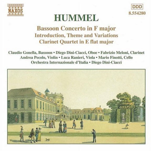 Hummel / Gonella / Meloni / Pecolo / Dini-Ciacci - Bassoon Concerto in F Major - Music & Performance - CD
