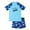 Z14-Blue, variant on Boys Swimsuits Size 8-10 Cute Cartoon Print Bathing Suit Set Short Sleeve Shirts Shorts Hat 3 PC Rash Guard Sunsuit Boy Swimming Suits Kids Swimwear Sets Blue 8-9 Years