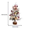 thumbnail image 3 of PEONAVET Christmas Tree Flocking Small Tree Green Table Decoration Christmas Tree Christmas Decoration Mini Table Decoration Holiday Props, 3 of 9