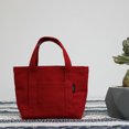 thumbnail image 2 of Literario Simple y Lindo Bolso para teléfono móvil Bolso pequeño Nuevo Bolso de Lona para Mujer,RED TUNC Sencillez, 2 of 5