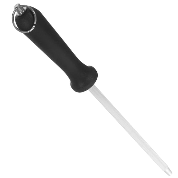 BESTOYARD Kitchen Honing Stick Black Cutting Tool Sharpener with Ergonomic Handle for Home and Chef Use