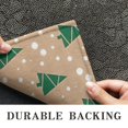 thumbnail image 6 of Brown Christmas Tree Pattern Door Rugs,Washable Non Slip Door Mats Indoor,Decorative Door Mats,Entry Mat Indoor for Entrance,Bedroom,Kitchen,Bathroom,20"x32", 6 of 6