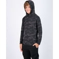 thumbnail image 3 of 3 Pack: Dry-Fit Youth Boys Teen Active Long Sleeve Hoodie Sweatshirts - Hooded Pullover Shirts, 3 of 4
