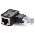 thumbnail image 2 of 90 Degree 270 Degree Up Down Left Right Multi-angle RJ45 Male to Female Lan, 2 of 8