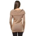 thumbnail image 2 of Marcelle Margaux Women's Off Shoulder Knit Sweater - Camel - Large, 2 of 3