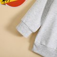 thumbnail image 5 of Gibobby Playera Termica Para Niños Bebé BbayToddler Bebé Niños Niñas Halloween Calabaza Estampado Manga Larga Tops Niños Otoño Invierno Ropa(Gris, 12-18 Meses), 5 of 5