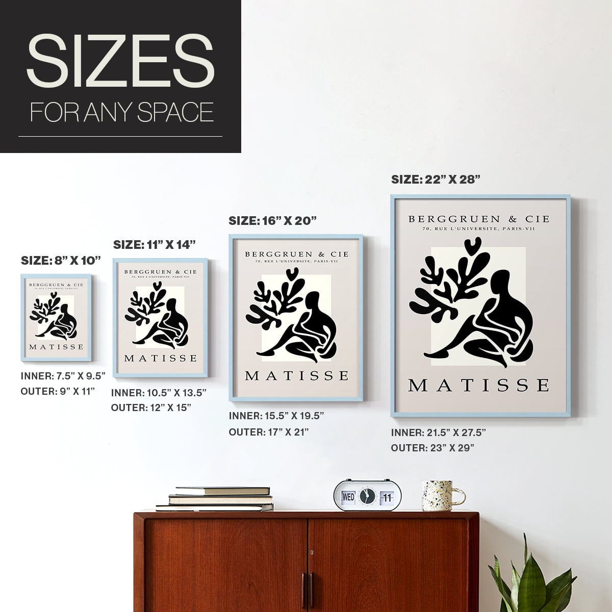 Matisse LIII Framed Print - Solid Wood
