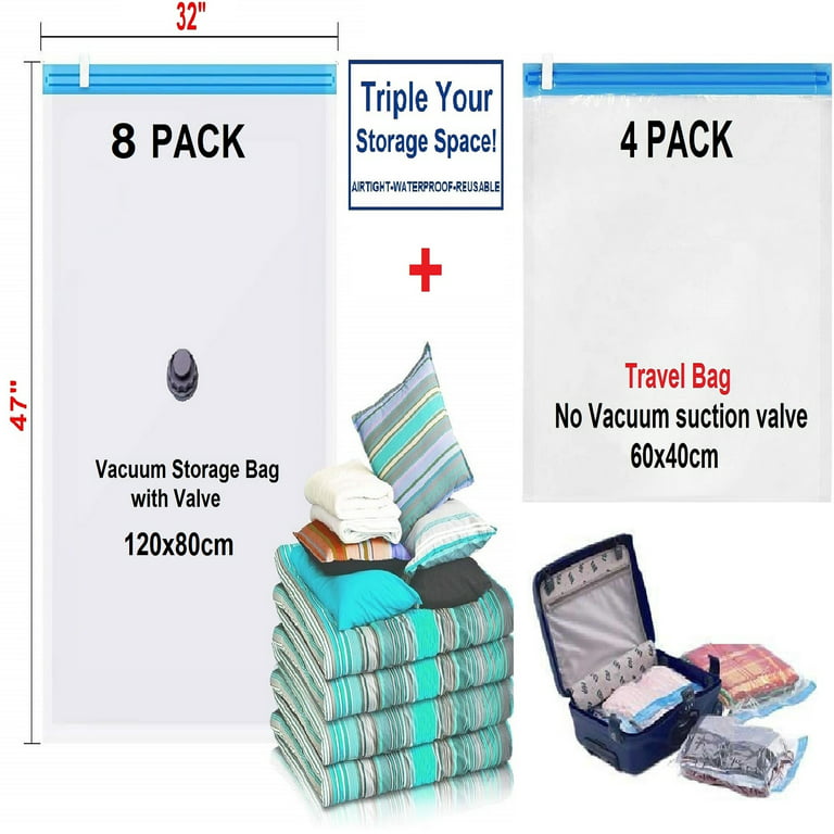 Ziploc Space Bag 12 Vacuum Seal Bags Super Value Pack - China