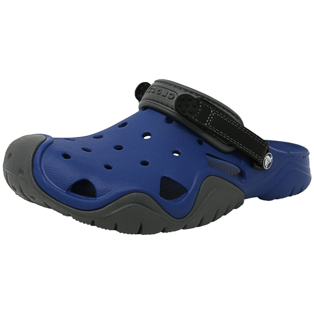 grey men crocs
