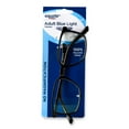 Equate Adult Blue Light Square Glasses, Dark Black