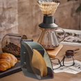 thumbnail image 4 of Hand Drip Coffee Filter Paper Holder Storage Rack With Acrylic Cover Dispenser, 4 of 7