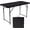 Black tabletop + black spray plastic, variant on 4ft Folding Table, 3 Adjustable Height, Support Up to 400LB