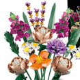 thumbnail image 3 of Juego de bloques de construcción para ramo de flores, hermoso y exquisito ramo de flores en bloques para regalo de San Valentín, 3 of 12
