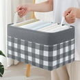 thumbnail image 1 of Large Laundry Basket with Sturdy Frame and Extended Handles for Clothes, Blankets, and Dorm Storage, 1 of 6