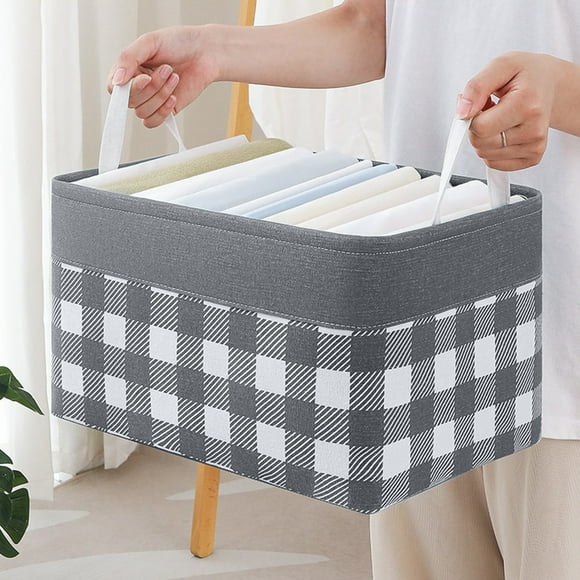 Cesta grande para la colada, bolsa de almacenamiento independiente, cesta alta para ropa con asas extendidas para ropa, almohadas, edredones y mantas, bolsa de almacenamiento para el dormitorio y la f