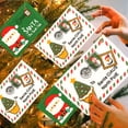 thumbnail image 4 of Sobre de Papá Noel de fieltro no tejido con letras bordadas, sobres para colgar en el árbol de Navidad, bolsas de regalo de dulces, regalos de Año Nuevo para niños, 4 of 5