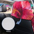 thumbnail image 4 of Kuiaobaty Sea Turtle Print Car Seat Towel Cover After Gym Hibiscus Plumeria Print Sweat Towels for Car Seats Quick-Dry Seat Shield for Truck Sedan SUV, Easy to Install, 4 of 8