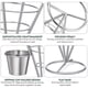 thumbnail image 2 of 2 Pcs French Fries D Et C Dip H Snack Appetizer Serving Rack Display Baskets For Kit Restnt, 2 of 5