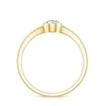 thumbnail image 2 of Rosec Jewels Lab Grown Diamond Bezel Setting Engagement Ring - 0.6 Carat - EF-VS Quality, 18K Yellow Gold, US 12.00, 2 of 8