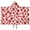 Red Strawberry Plants-1, variant on Red Strawberry Plants Fruit Dot Pink Pattern Hooded Bath Towel,50"x30" for Ages 3 To 12 Kids, Quick Dry Lightweight Soft Microfiber Hood Beach Towel Cover Up for Kids